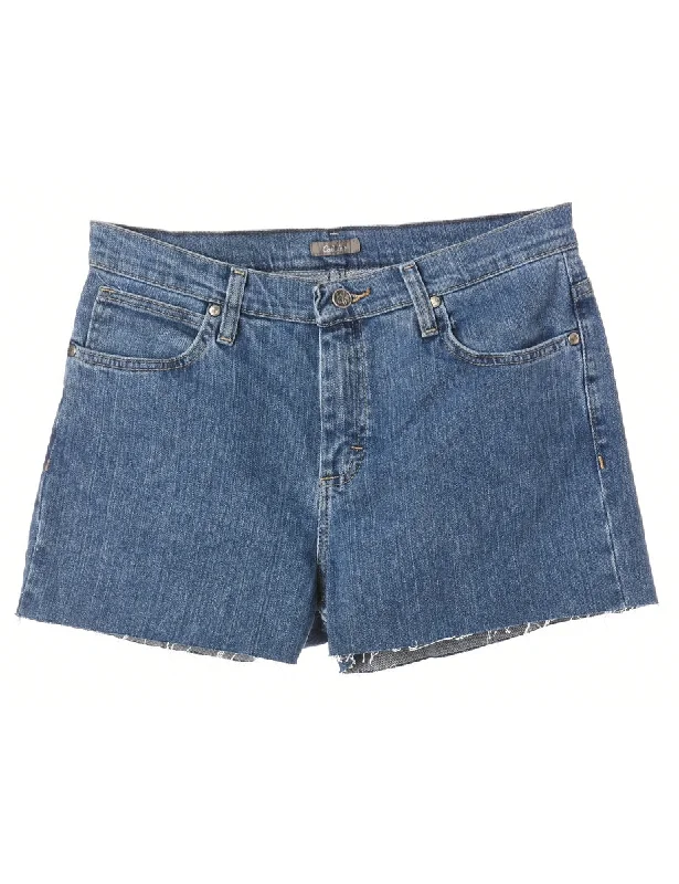 Reworked Molly Frayed Denim Shorts - W30