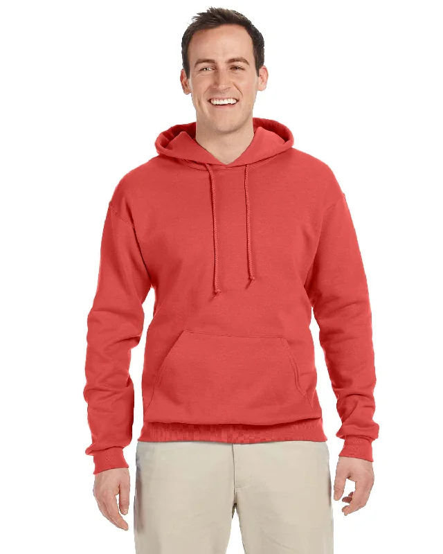 Jerzees 50/50 Hooded Sweatshirt | Sunset Coral