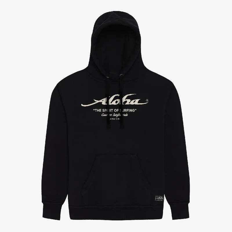 Aloha Spirit of Surfing Hoody – Unisex Hoodie - Black