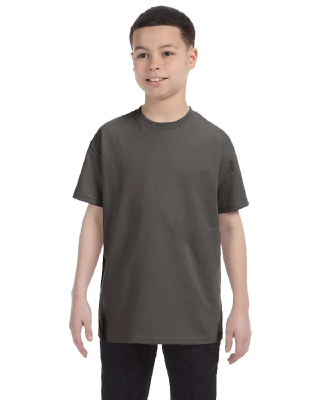 Hanes Youth Authentic-T T-Shirt | Smoke Gray