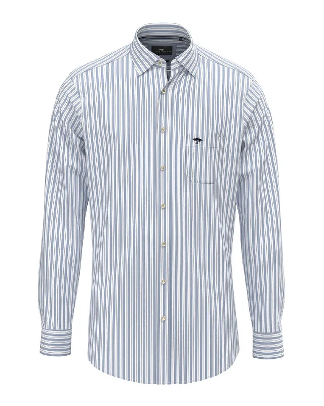 Fynch-Hatton Oxford Stripes Blue Shirt