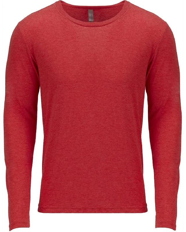 Next Level Triblend Long Sleeve Tee | Vintage Red