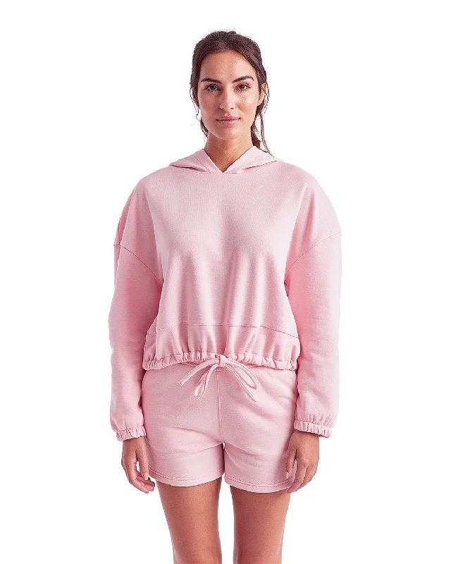 TriDri Ladie's Cropped Maria Hoodie | Light Pink