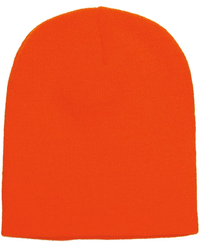 Yupoong Knit Cap | Blaze Orange