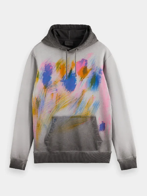 Irregular dyed hoodie