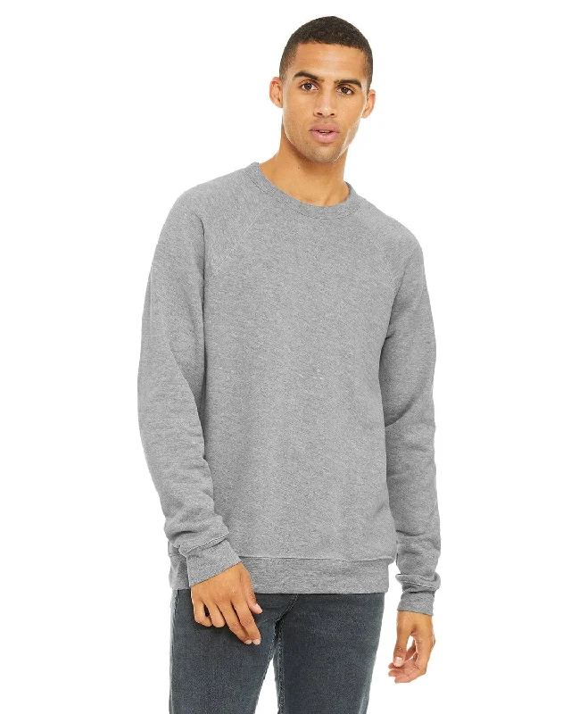 Bella+Canvas Triblend Unisex Crewneck Sweatshirt | Athletic Heather