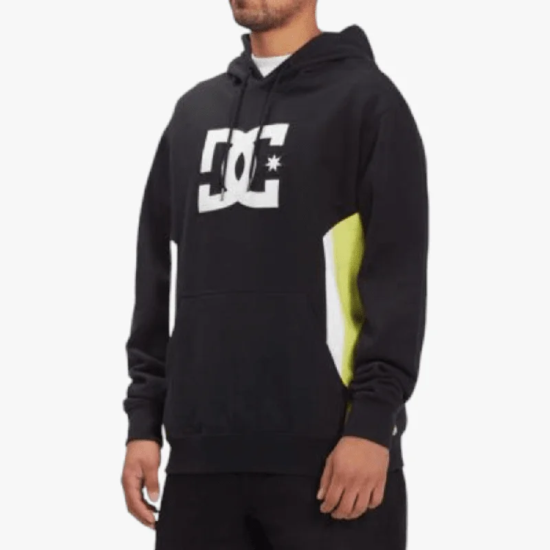 Dc Mens Sauland Hoodie Black Lime