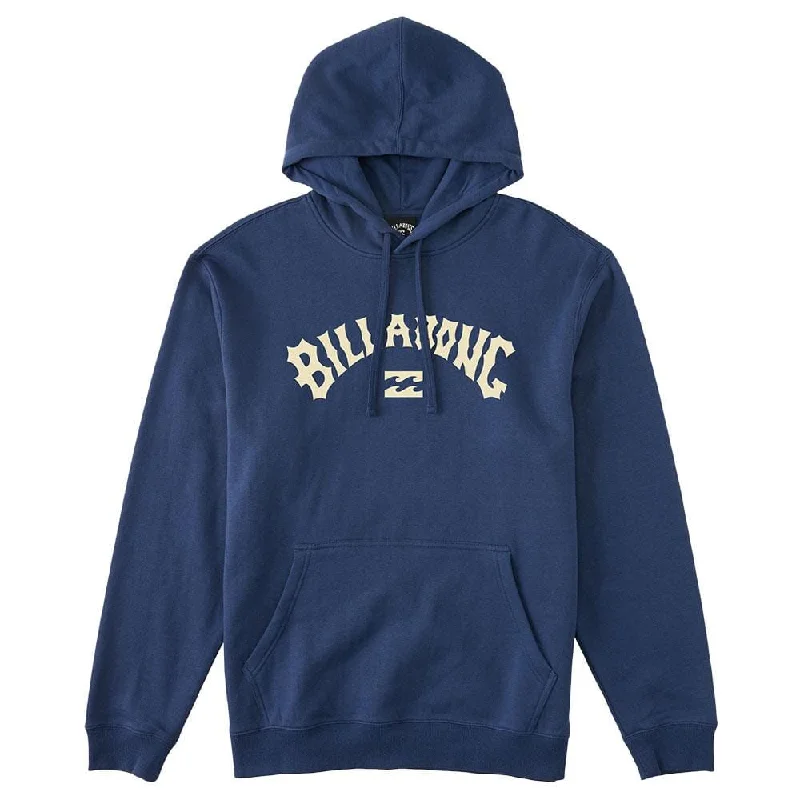 Billabong Mens Arch Wave Po Hoody Dark Blue