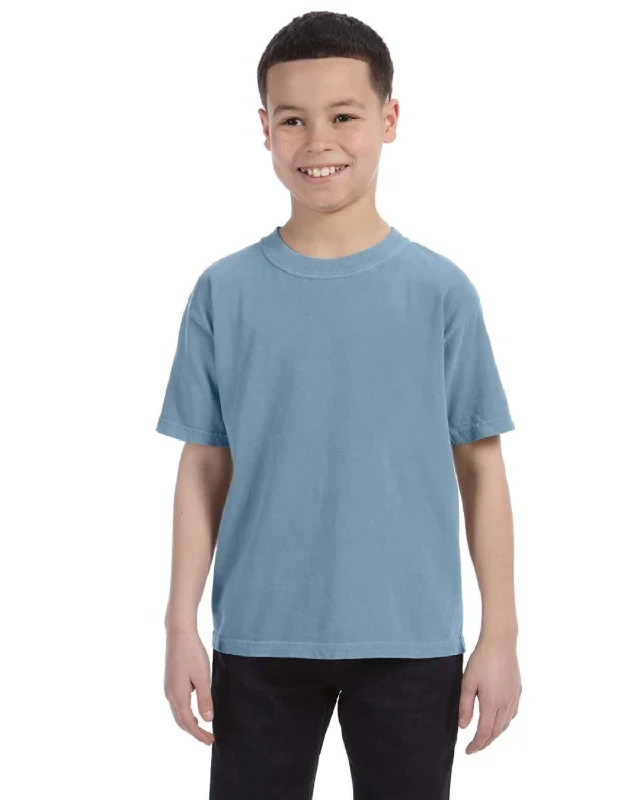 Comfort Colors Youth Garment-Dyed T-Shirt | Ice Blue