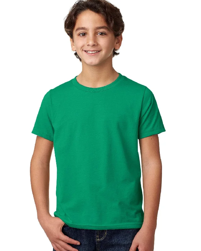 Next Level Boys CVC Crew Tee | Kelly Green