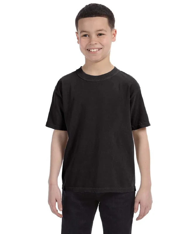 Comfort Colors Youth Garment-Dyed T-Shirt | Black