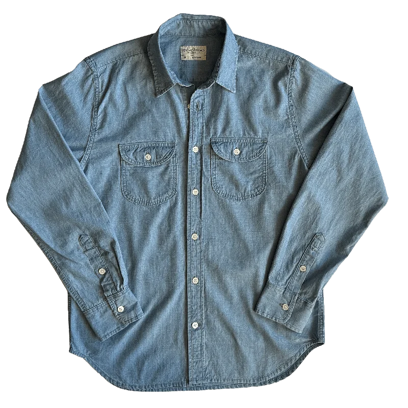 Walsh Work Shirt - 6 oz Bleached Chambray