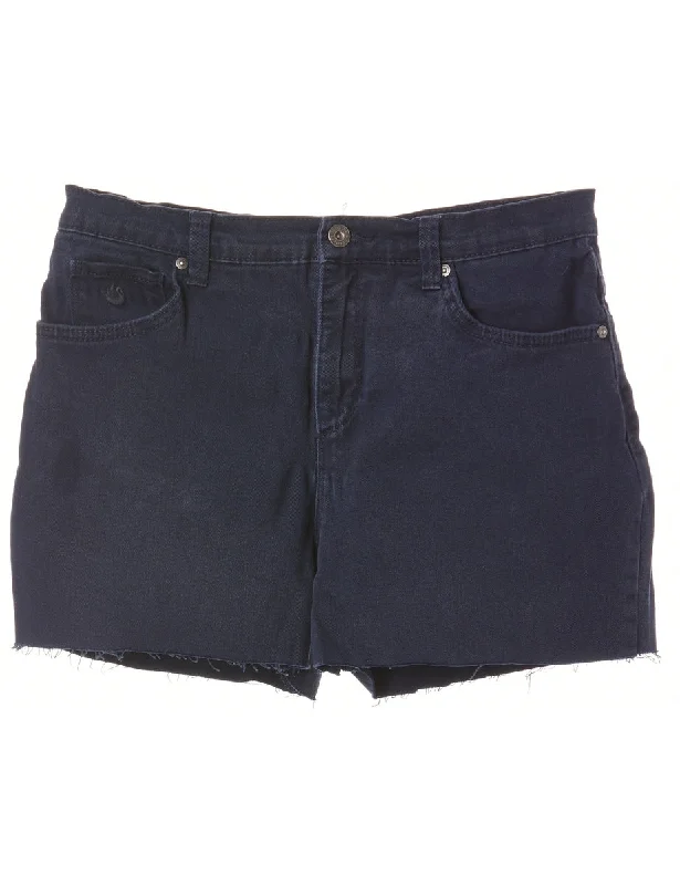 Reworked Molly Frayed Denim Shorts - W30