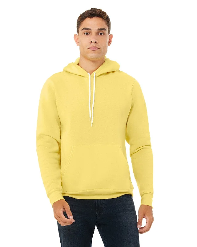 Bella+Canvas Unisex Sponge Fleece Pullover Hoodie | Yellow