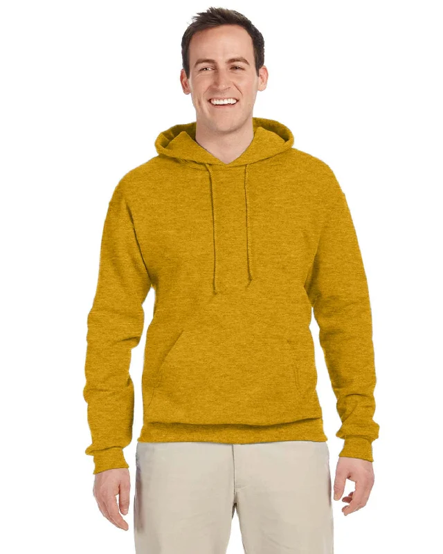 Jerzees 50/50 Hooded Sweatshirt | Mustard Heather