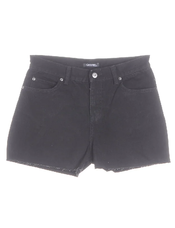 Reworked Molly Frayed Denim Shorts - W29