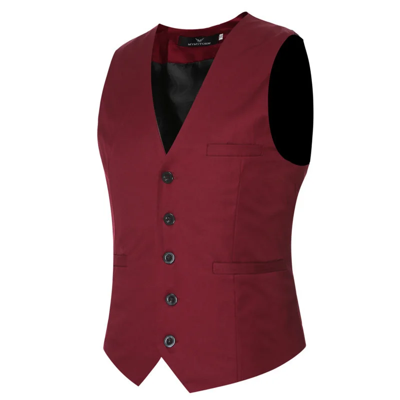 Plush Mens Waiter Waistcoat