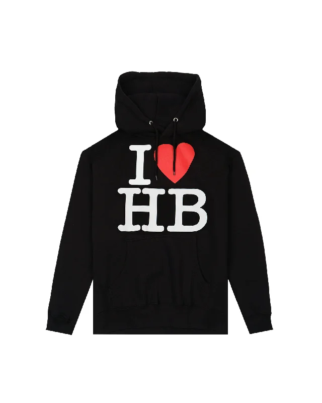 Women's I Heart HB L/S Pullover Hoodie