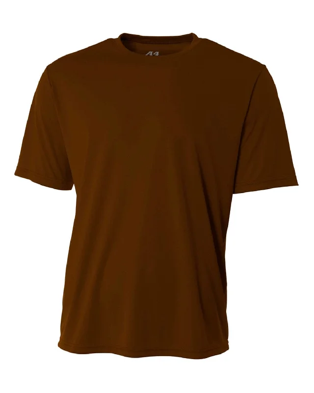 A4 Men's Cooling Performance T-Shirt | Brown