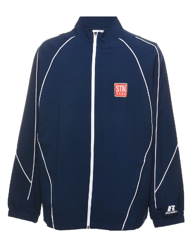 Russell Athletic Nylon Navy Jacket - L