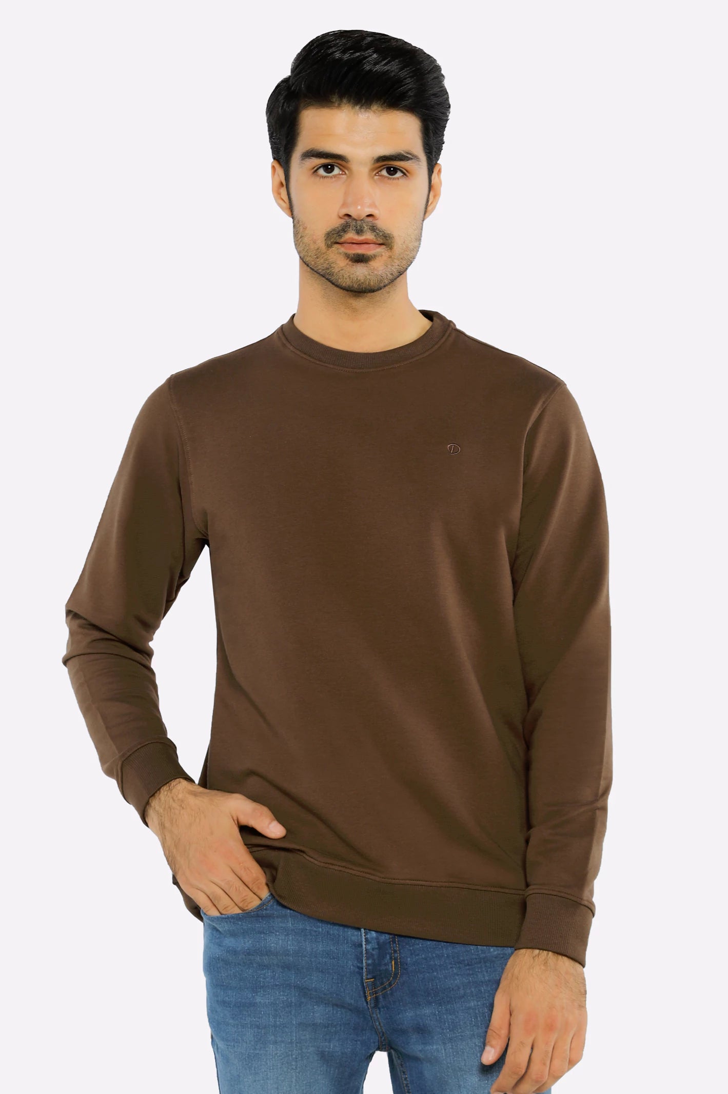 Weekend Discounts to Indulge In Brown Sweatshirt
