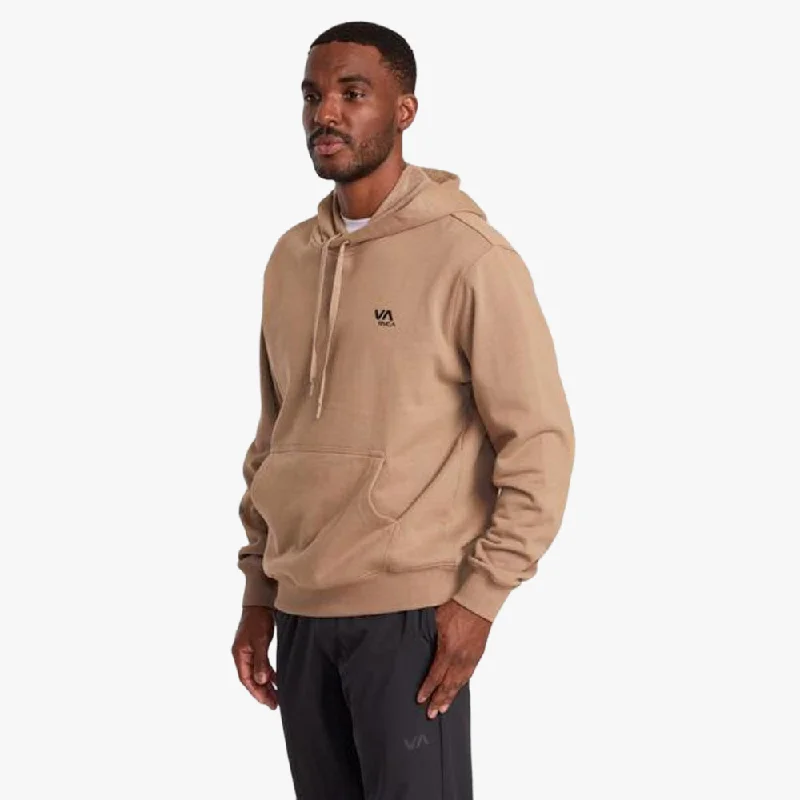 Rvca Mens Va Essential Hoodie Dark Khaki