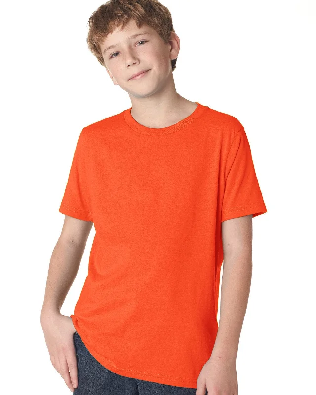 Next Level Boys Premium Short Sleeve Crew Tee | Classic Orange