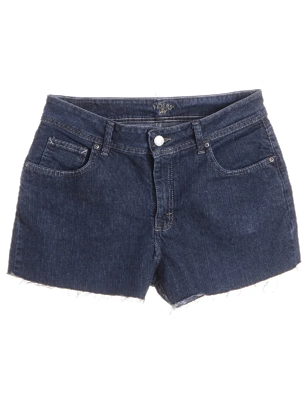 Reworked Molly Frayed Denim Shorts - W31