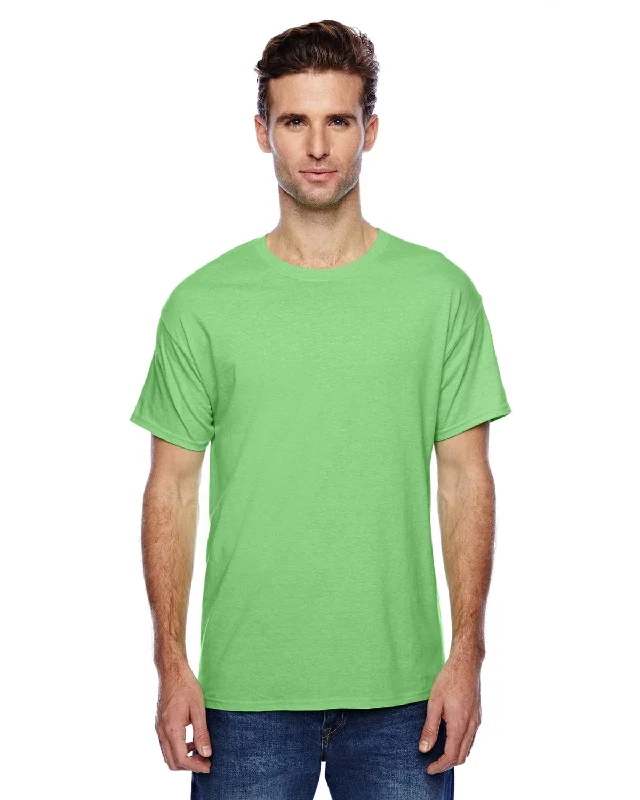 Hanes Unisex X-Temp Performance T-Shirt | Neon Lime Hthr