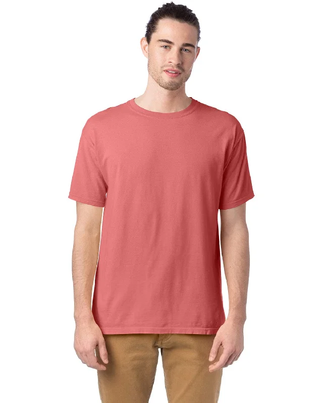 ComfortWash by Hanes 100% Ringspun Cotton T-Shirt | Coral Craze