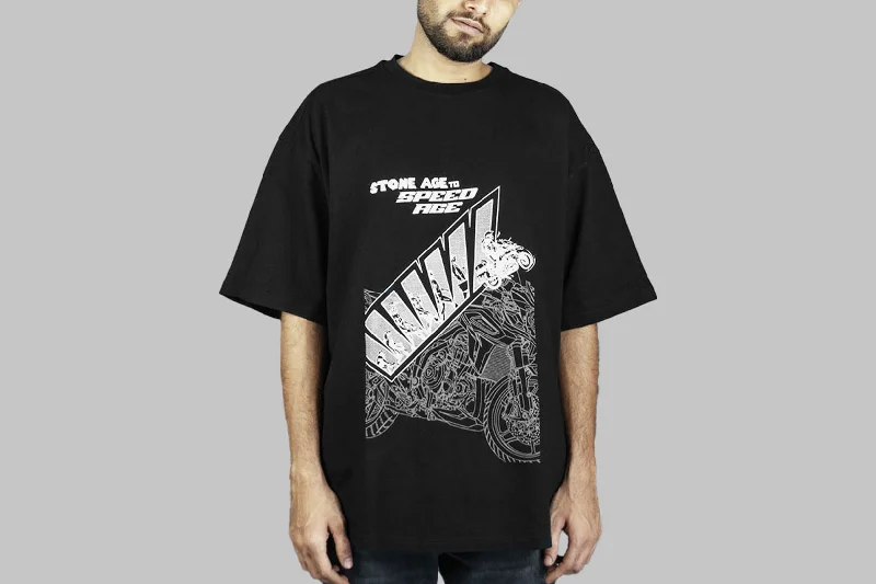 Evolution - Oversized Tshirt - Black