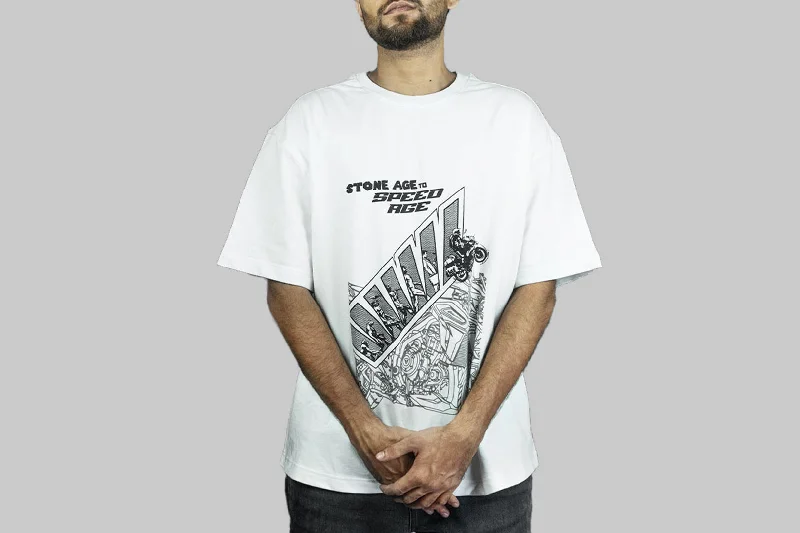 Evolution - Oversized Tshirt - White