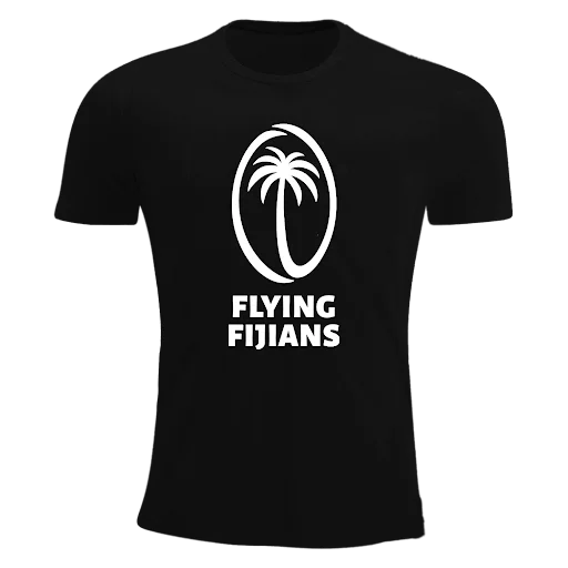 Flying Fijiians Rugby Black T-Shirt