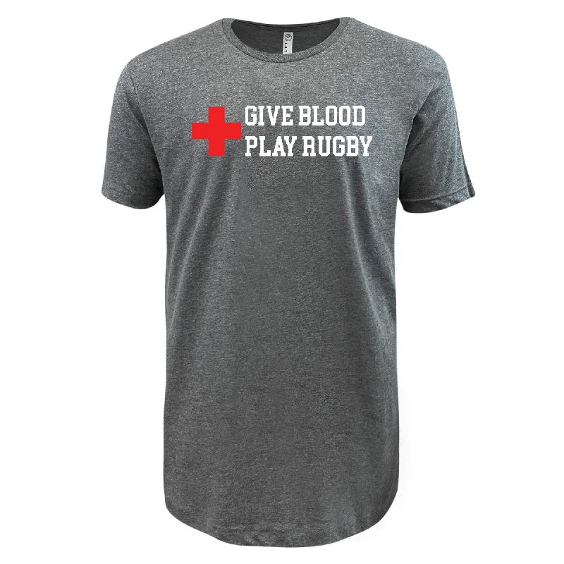 Give Blood Play Rugby Supersoft Tee - 99 Collection