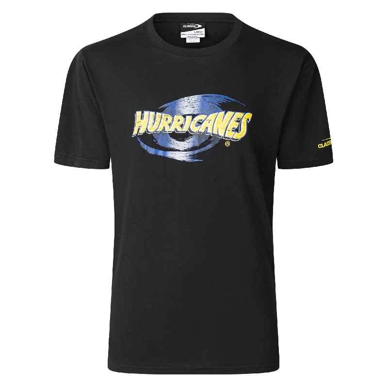 Hurricanes Super Rugby 24/25 Supporters Retro Cotton Tee by Classic Sportswear