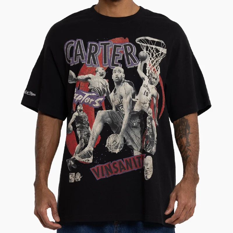 Mitchell & Ness NBA Abstract Player Tee Toronto Raptors Vince Carter Faded Black