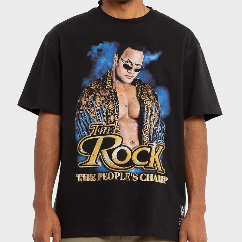 Mitchell & Ness WWE The People's Champ Tee Black