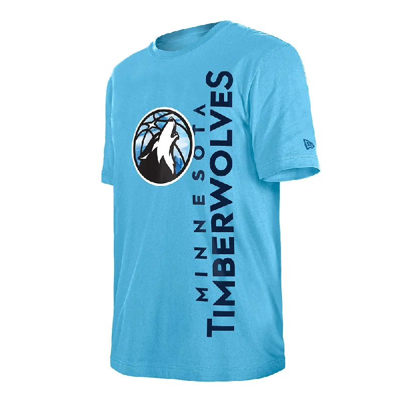 New Era NBA 2024 City Edition Tee Minnesota Timberwolves Pastel Blue