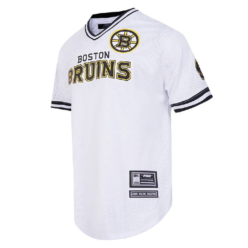 Pro Standard NHL Classic Mesh Tee Boston Bruins White/Black/White