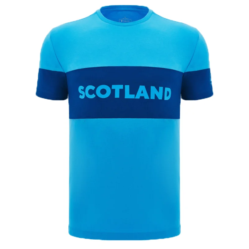 Scotland Block Leisure Tee 24/25 by Macron