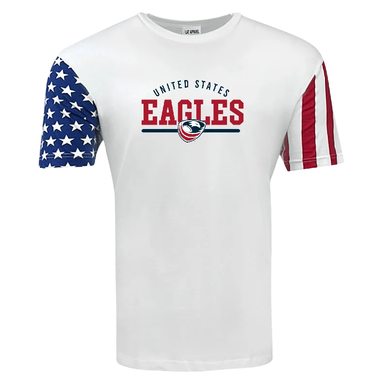 USA Rugby Wordmark Stars & Stripes Tee 24