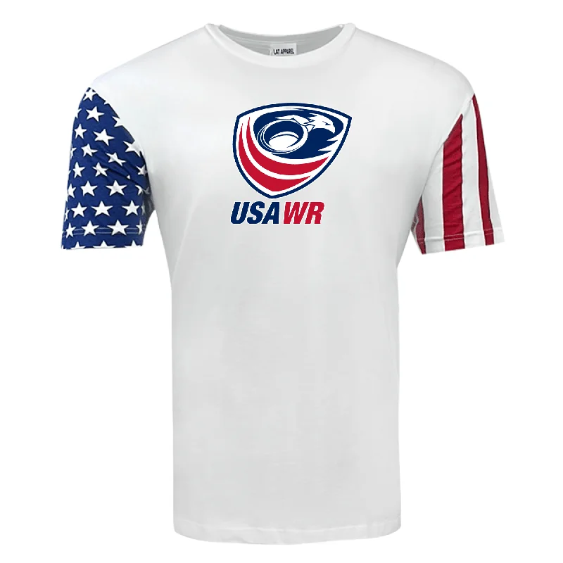 USA Wheelchair Rugby Stars and Stripes Logo Tee